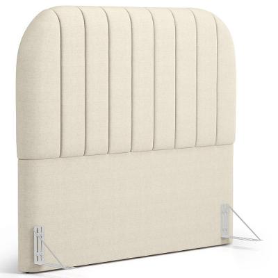 Cabeceira Cama Box Casal Estofada Orgânica 140cm Alice W01 Facto Pérola Metalizado - Lyam Decor