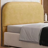 Cabeceira Cama Box Casal 140cm Orgânica Lanna W01 Couríssimo Fendi - Lyam Decor - 2