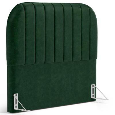 Cabeceira Cama Box Casal Estofada Orgânica 140cm Alice W01 Couríssimo Verde - Lyam Decor