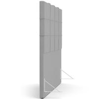 Cabeceira Cama Box Casal 140 Cm Roma W01 Suede Cinza - Lyam - 8