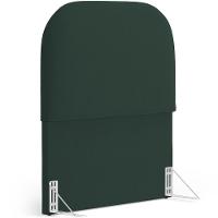 Cabeceira Cama Box 100cm Orgânica Lanna W01 Suede Verde Musgo - Lyam Decor - 1