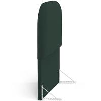 Cabeceira Cama Box 100cm Orgânica Lanna W01 Suede Verde Musgo - Lyam Decor - 6