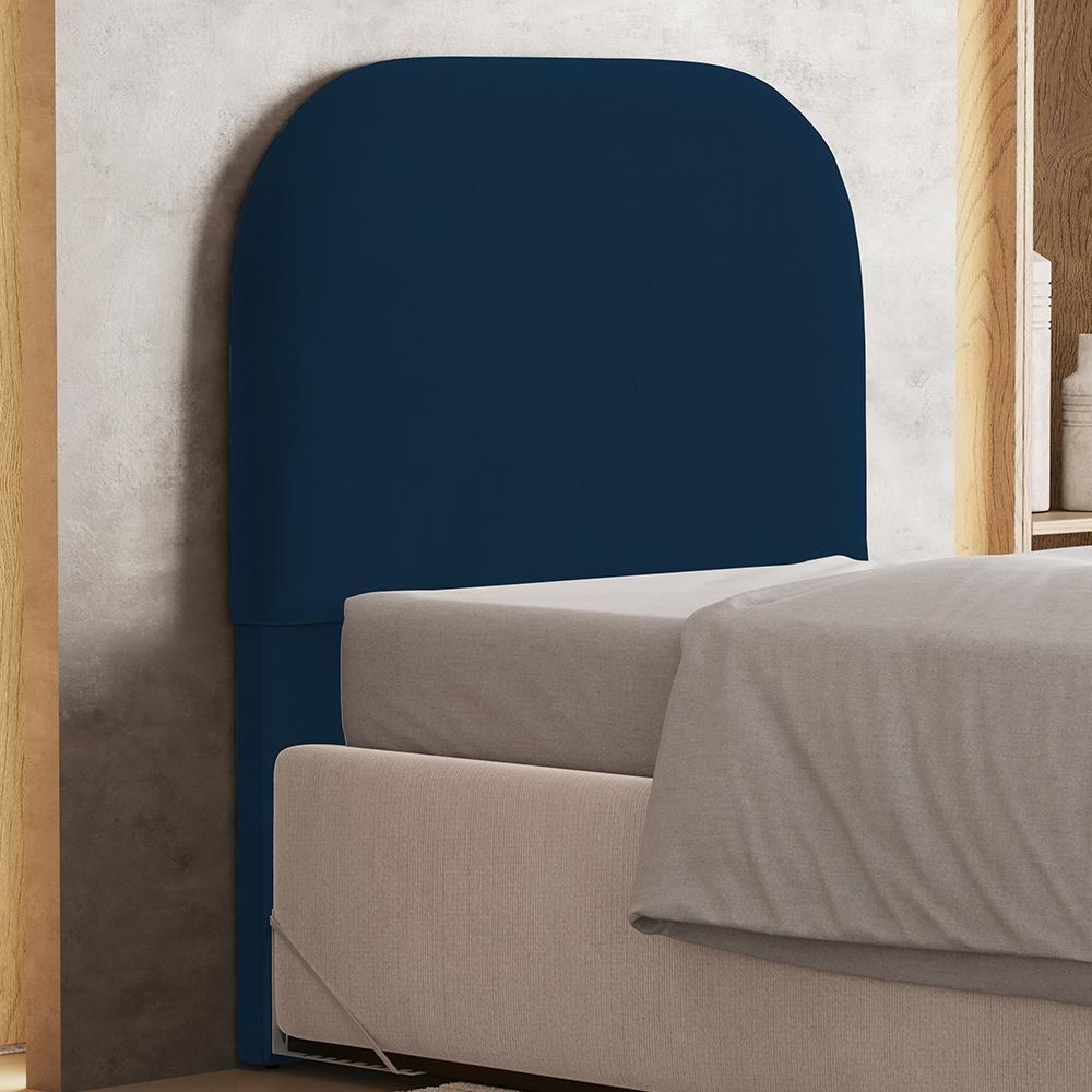 Cabeceira Cama Box 100cm Orgânica Lanna W01 Suede - Lyam Decor - 2