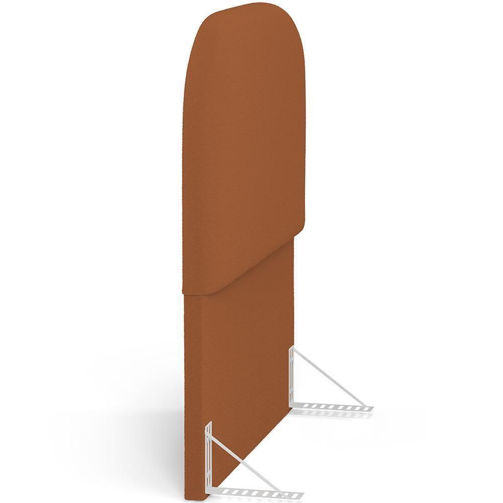 Cabeceira Cama Box 100cm Orgânica Lanna W01 Bouclê Terracota - Lyam Decor - 6