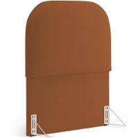 Cabeceira Cama Box 100cm Orgânica Lanna W01 Bouclê Terracota - Lyam Decor - 1