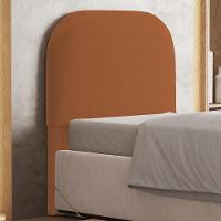 Cabeceira Cama Box 100cm Orgânica Lanna W01 Bouclê Terracota - Lyam Decor - 2