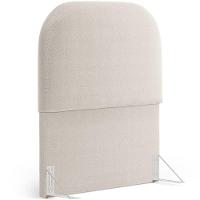 Cabeceira Cama Box 100cm Orgânica Lanna W01 Bouclê Creme - Lyam Decor - 1