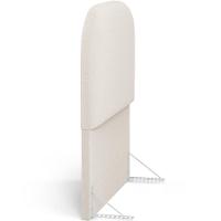 Cabeceira Cama Box 100cm Orgânica Lanna W01 Bouclê Creme - Lyam Decor - 6