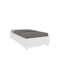 Cama Box Solteiro Mônaco Tcil off White - 2