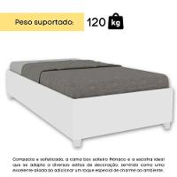 Cama Box Solteiro Mônaco Tcil off White - 5