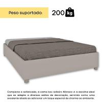 Cama Box Casal Mônaco Tcil off White - 5