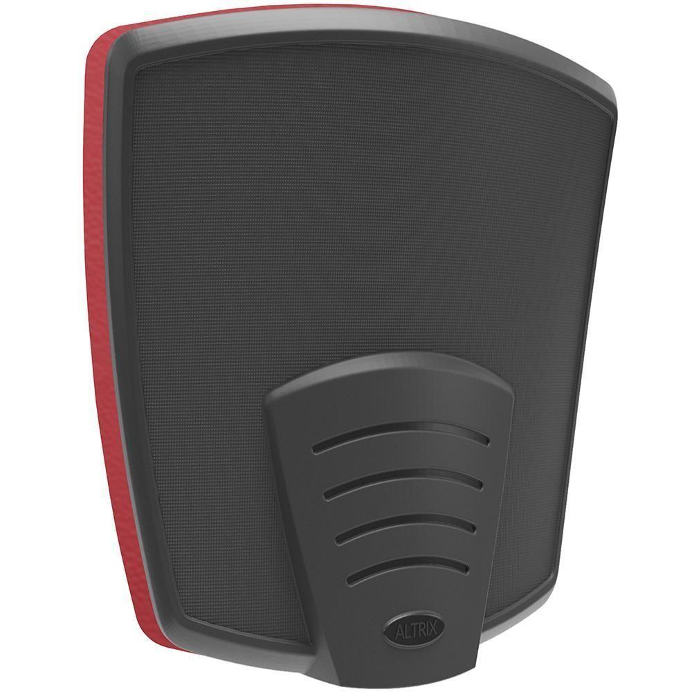 Cadeira De Escritório Diretor Office Base Giratória Preto Alta Flexi P03 Vinil Vermelho - Lyam - 8