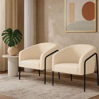 Poltrona Sala Industrial Alta Preto Kit 2 Stella Veludo D03 - D'rossi Marsala - 1