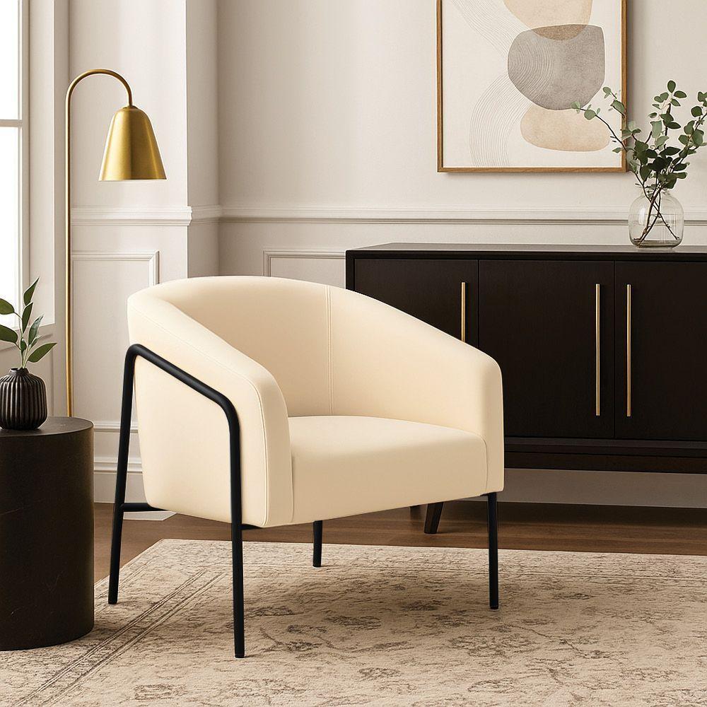 Poltrona Sala Industrial Alta Preto Stella Veludo D03 - D'rossi Marsala - 1