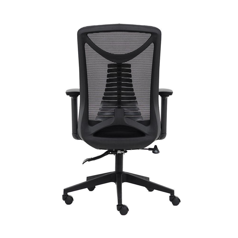 Cadeira Escritório Nr-17 Giratória Diretor Vancouver Preta Braços 3d Preto - 4