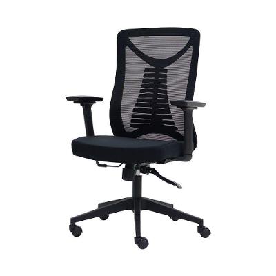 Cadeira Escritório Nr-17 Giratória Diretor Vancouver Preta Braços 3d Preto