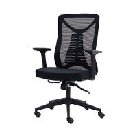 Cadeira Escritório Nr-17 Giratória Diretor Vancouver Preta Braços 3d Preto - 1