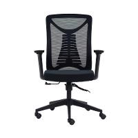 Cadeira Escritório Nr-17 Giratória Diretor Vancouver Preta Braços 3d Preto - 2