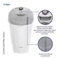 Lavadora De Roupas 14kg 220V Branca Libell Branco - 2