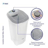Lavadora De Roupas 14kg 220V Branca Libell Branco - 3