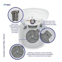 Lavadora De Roupas 14kg 220V Branca Libell Branco