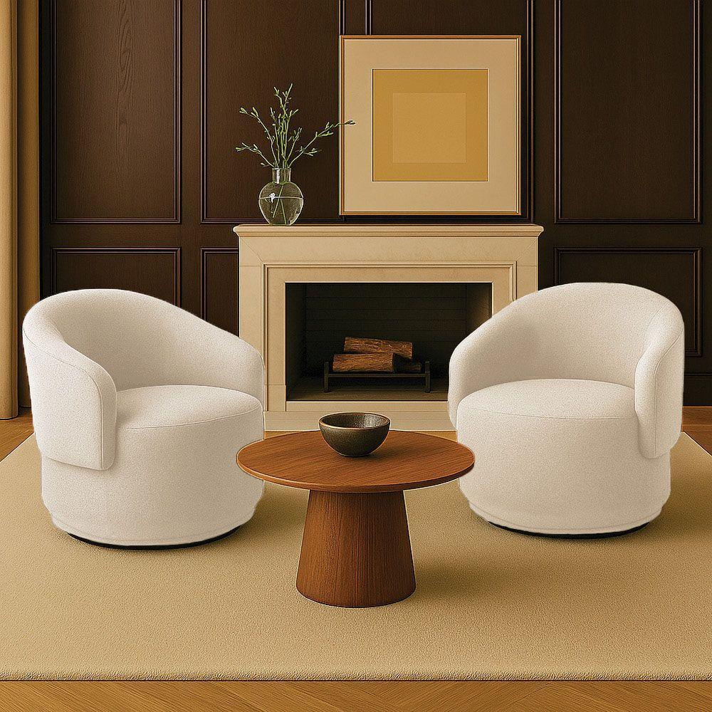 Poltrona Decorativa Orgânica Kit 2 Névoa Bouclê E03 - D'rossi Azul Marinho - 1