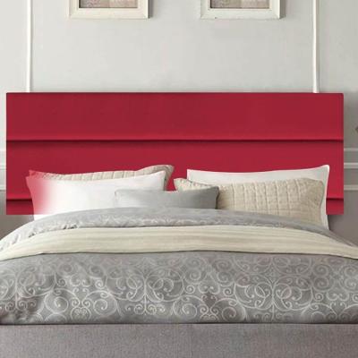 Painel Cabeceira Estofada Argentina 160cm Cama Box Queen Suede Vermelho- Mabe Magazine