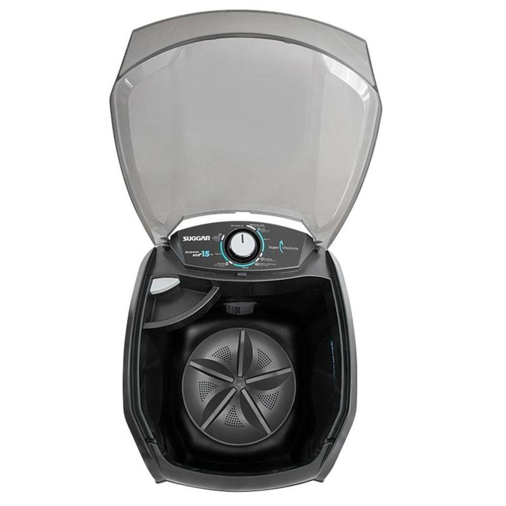Tanquinho Lavamax Eco 15kg Preta Suggar 110V - 4