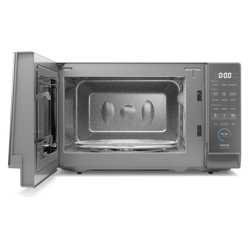 Micro-Ondas 20L Prata Porta Espelhada MasterCook Midea MHP20S1 - 110V - 2