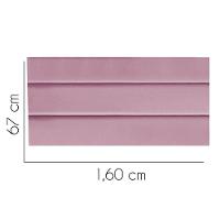 Painel Cabeceira Estofada Argentina 160cm Cama Box Queen Suede Rosa Bebe- Mabe Magazine - 2