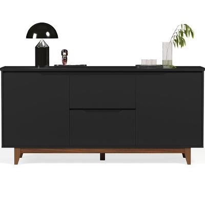 Buffet 2 Portas Flow Preto