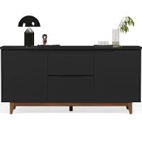 Buffet 2 Portas Flow Preto - 1