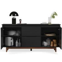 Buffet 2 Portas Flow Preto - 5