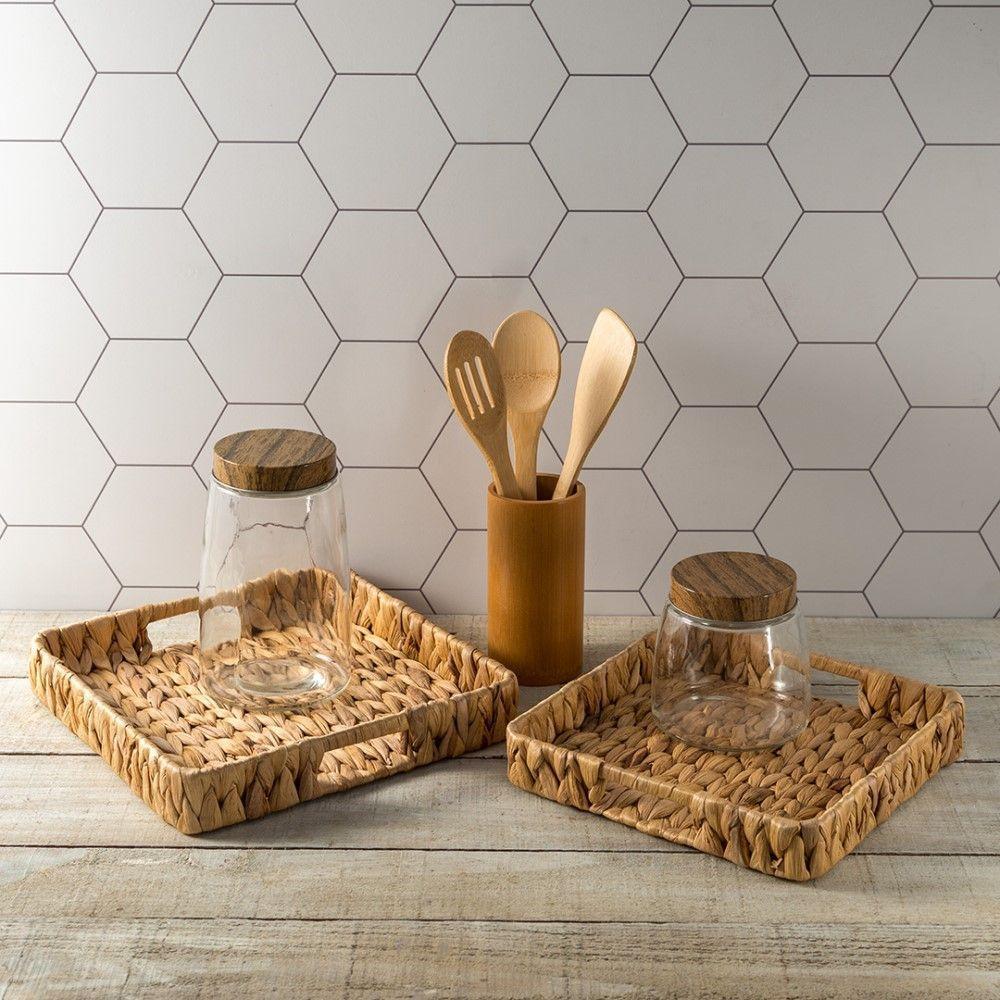 Conjunto 3 Utensílios + Suporte Em Bambu Lyor - 4