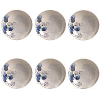 Conjunto De Pratos Fundos 06 Peças Coup New Blue Porto Brasil - 1