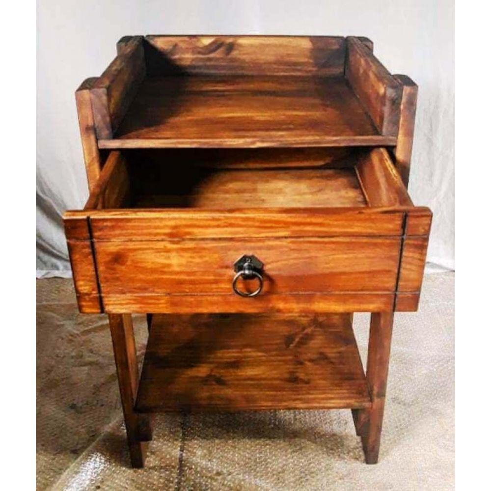 Aparador com 1 Gaveta e Prateleira De Madeira Móveis Arpus - 1