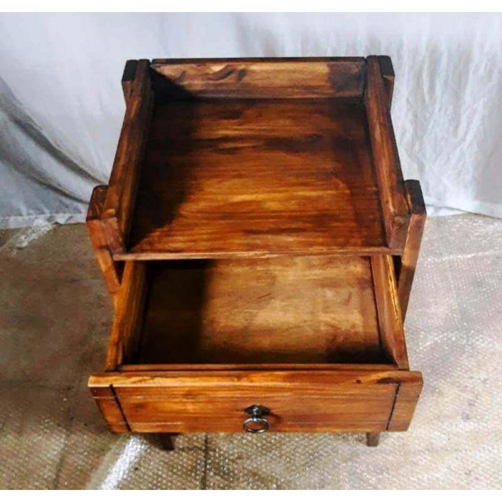 Aparador com 1 Gaveta e Prateleira De Madeira Móveis Arpus - 8