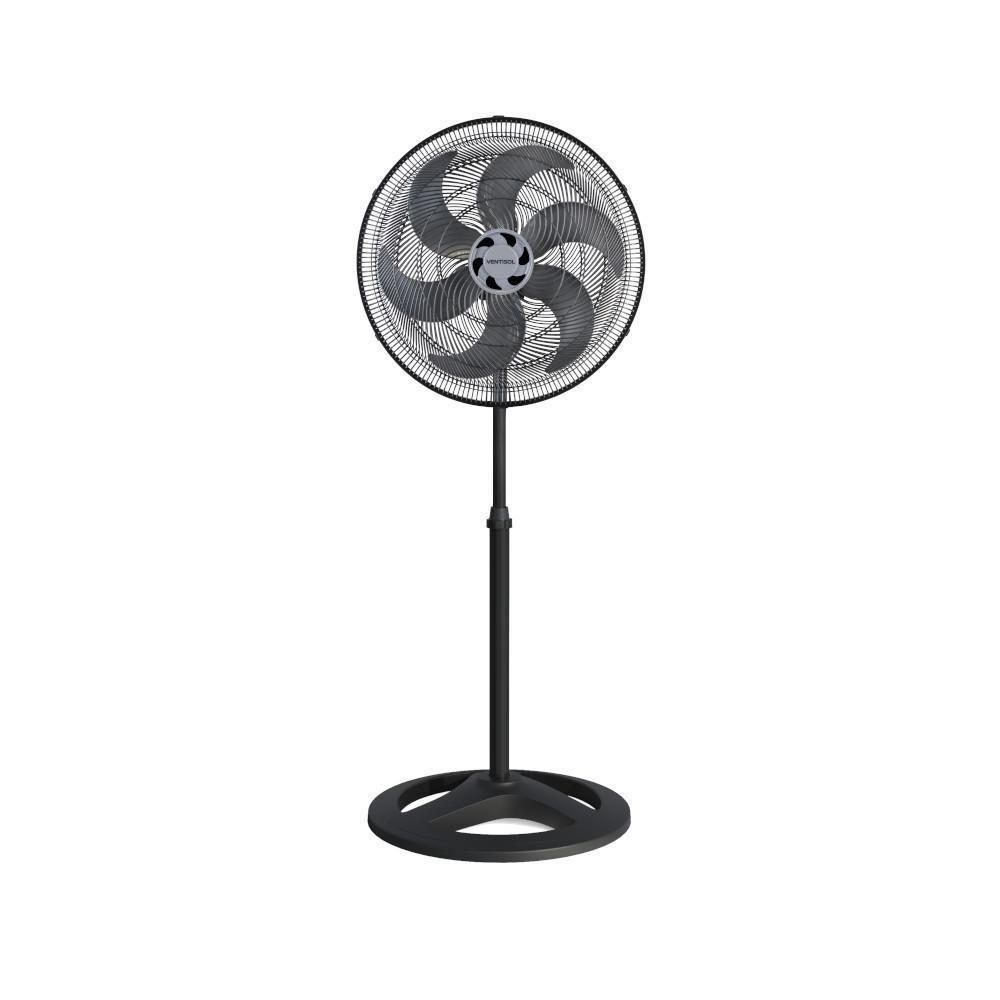 Ventilador de Coluna Turbo 6 Pás Preto Ventisol 220v - 1