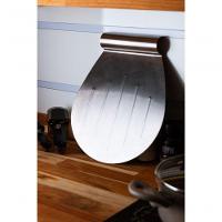 Espátula Salva Bolo Aço Inox 3x26x33,5cm Lyor - 2