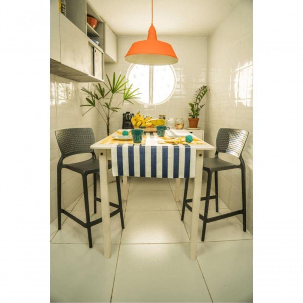 Cadeira Tramontina Safira Alta Residência Em Fibra De Vidro Grafite - 4