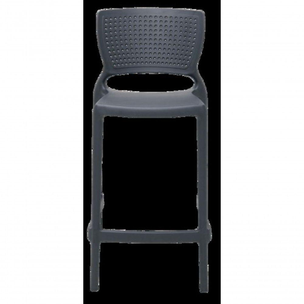 Cadeira Tramontina Safira Alta Residência Em Fibra De Vidro Grafite - 5