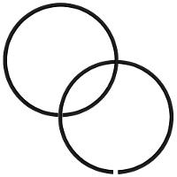 Jogo De Anéis Segmento 34mm Roçadeira 226 Supreme Parts - 1