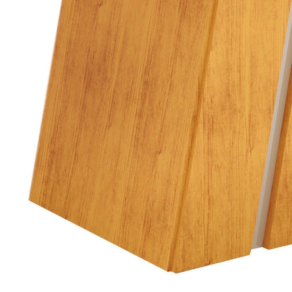 Mesa De Jantar Retangular Tampo Chanfrado 170x90cm Gabi Cedro Off White- Mabe Magazine - 3