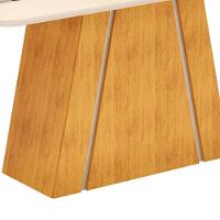 Mesa De Jantar Retangular Tampo Chanfrado 170x90cm Gabi Cedro Off White- Mabe Magazine - 2