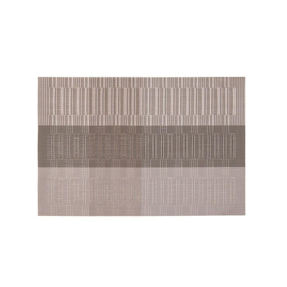 Jogo Americano Copa E Cia Avulso Loom 35x48 Cm Listras Taupe - 1