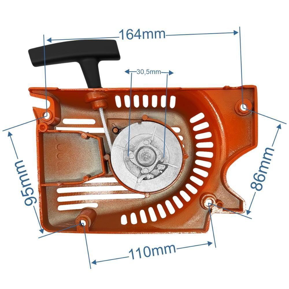 Tampa Arranque Completa Metal Motosserras Ms45 52 58 - 4