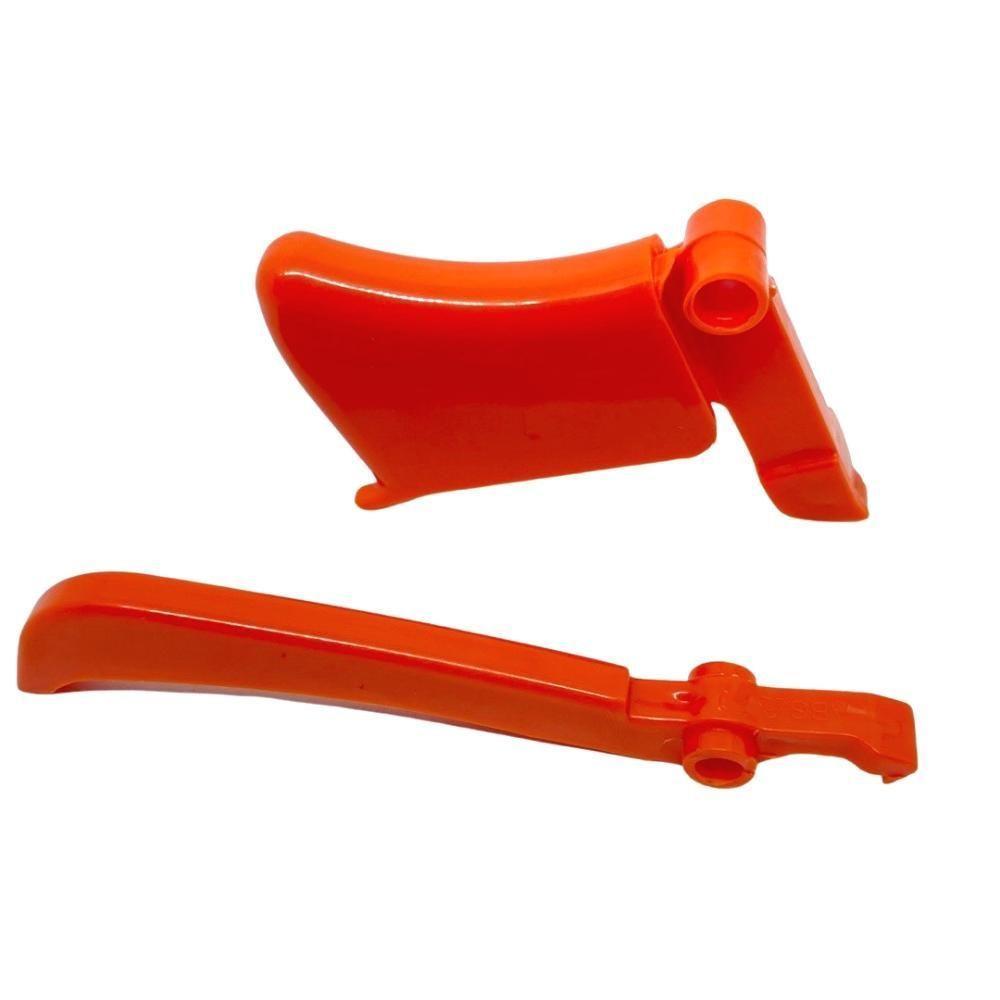 Gatilho E Trava Acelerador Roçadeira Husqvarna 131r Original - 2