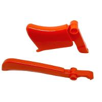 Gatilho E Trava Acelerador Roçadeira Husqvarna 131r Original - 2