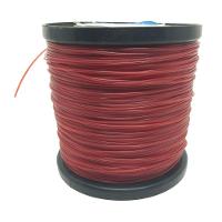 Fio Nylon Supreme Redondo 2,7mm Rolo Com 2,26kg Cor Vermelha - 1