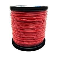 Fio Nylon Supreme Redondo 2,7mm Rolo Com 2,26kg Cor Vermelha - 2